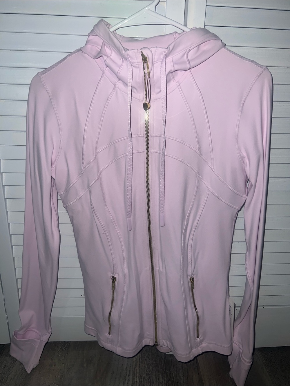 Lululemon - Pink Organza Hooded Define Jacket